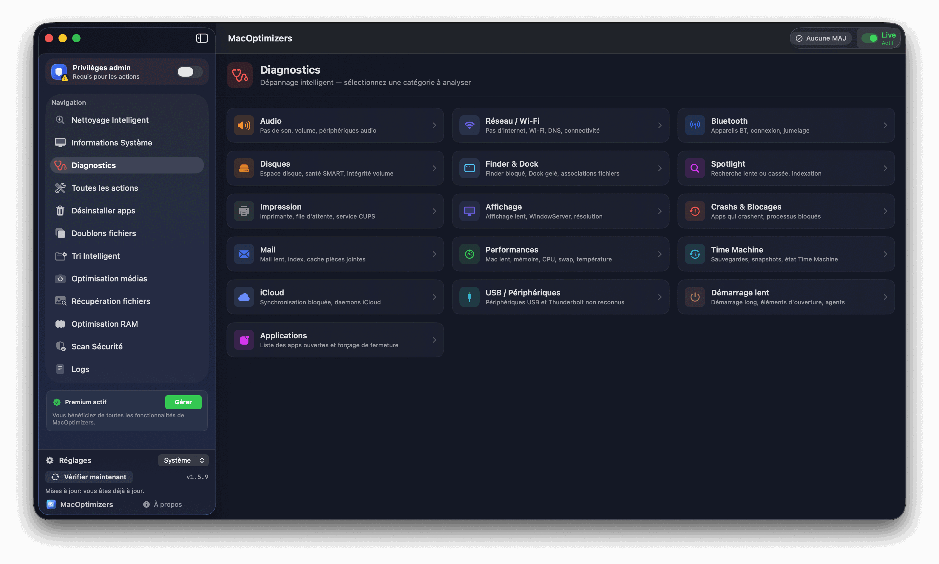 Capture Diagnostics Mac