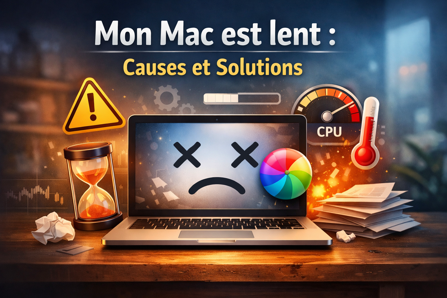 Mon Mac est lent : causes et solutions pour retrouver de bonnes performances