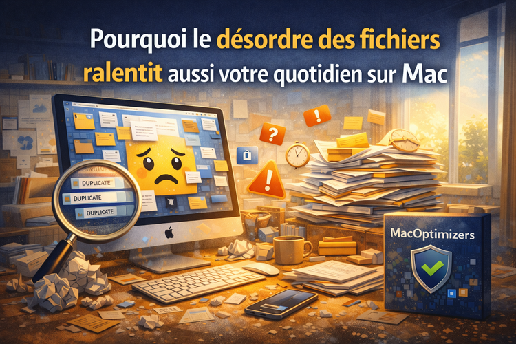 Pourquoi le désordre des fichiers ralentit aussi votre quotidien sur Mac